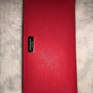 Red Kate Spade Spacious Wallet